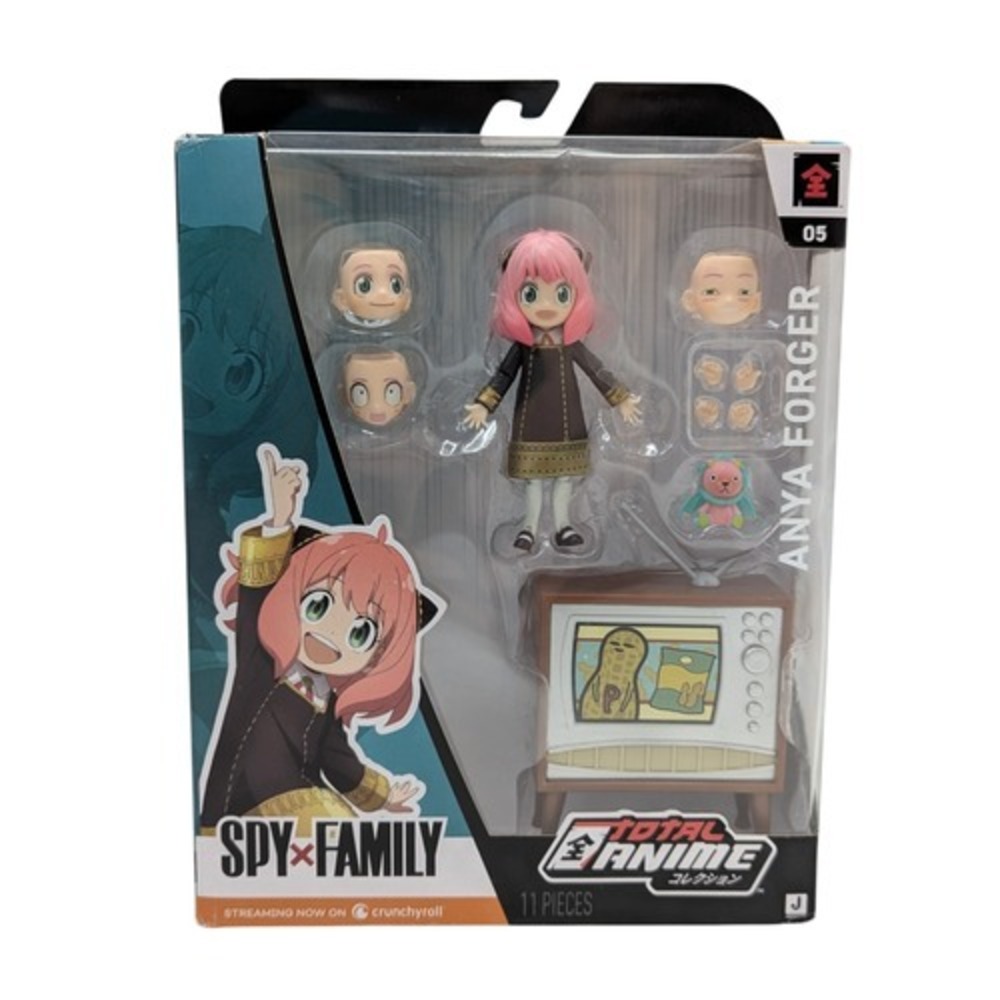 2024 Jazwares Spy X Family Totaly Anime Anya Forger Action Figure & Accessories